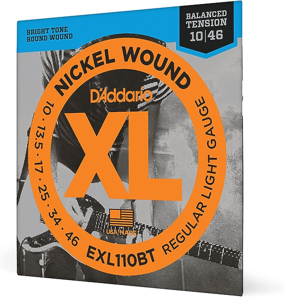 Струны D'Addario EXL110BT NICKEL WOUND BALANCED TENSION REGULAR LIGHT 10-46 артикул 274003Si-1