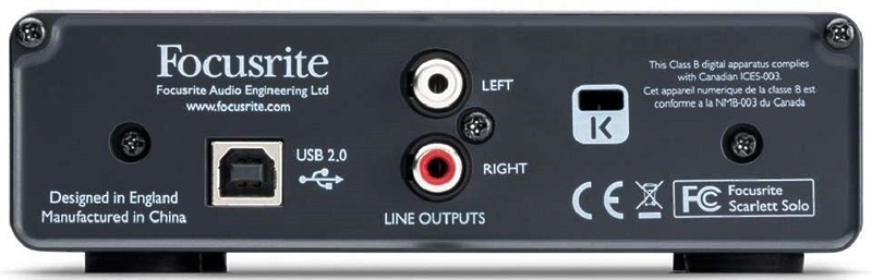 Звуковая карта FOCUSRITE Scarlett Solo артикул 147302Si-1 фото 3