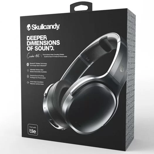 Наушники Skullcandy CRUSHER WIRELESS OVER-EAR W/ANC black артикул 256081Si-1 фото 5
