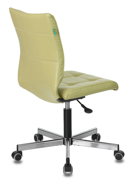 Кресло Бюрократ CH-330M/GREEN (Office chair CH-330M green Best 79 eco.leather cross metal хром) артикул 263227Si-1 фото 5
