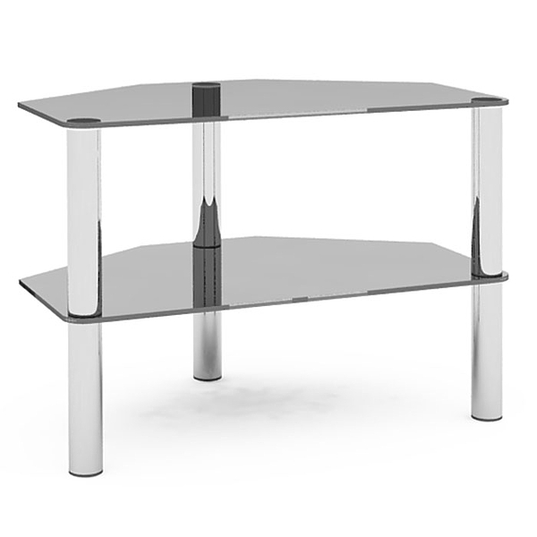 Подставка MD TV01 Flatform (серебро/дымчатое стекло) артикул 246548Si-1