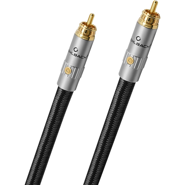 Сабвуферный кабель Oehlbach STATE OF THE ART XXL Cable RCA, 1x2,20m, gold, D1C13302 артикул 309292Si-1