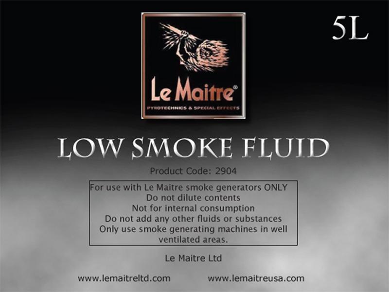 LE MAITRE LSX& LSG LOW SMOKE FLUID 5l жидкость для производства тяжелого дыма 5л артикул 352285SI-1 фото 3