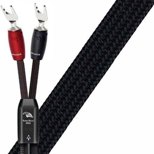 Акустический кабель AudioQuest Robin Hood Bass Spade 1.5m артикул 191282Si-1