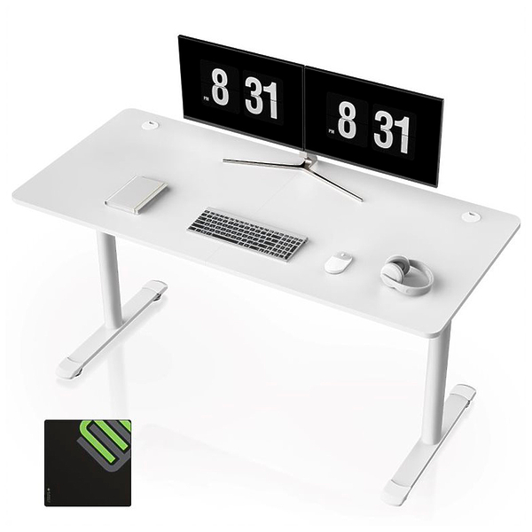 Стол письменный (для компьютера) EUREKA IOD-60W White артикул 293723Si-1