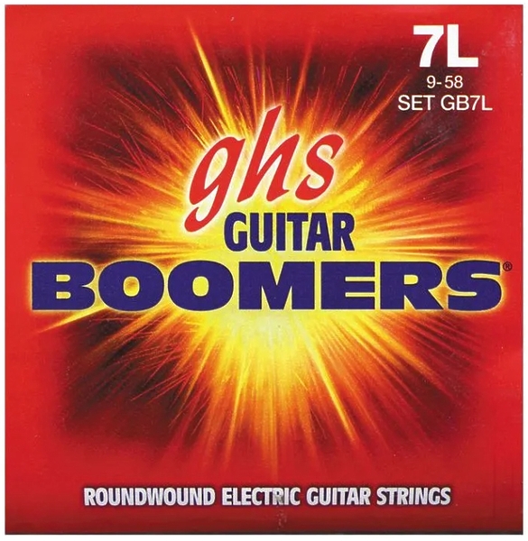 Струны для электрогитары GHS GB7L Boomers артикул 291420Si-1