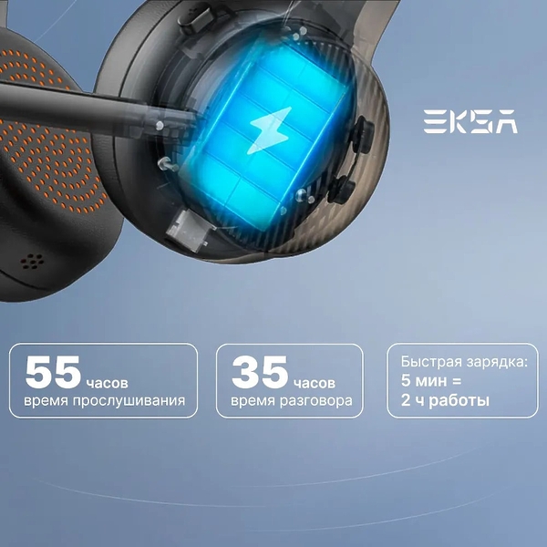 Наушники EKSA H16 артикул 330508Si-1 фото 6