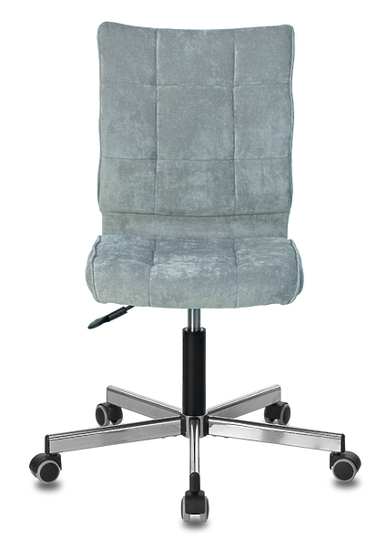 Кресло Бюрократ CH-330M/LT-28 (Office chair CH-330M grey/l.blue Light-28 cross metal хром) артикул 263397Si-1 фото 3
