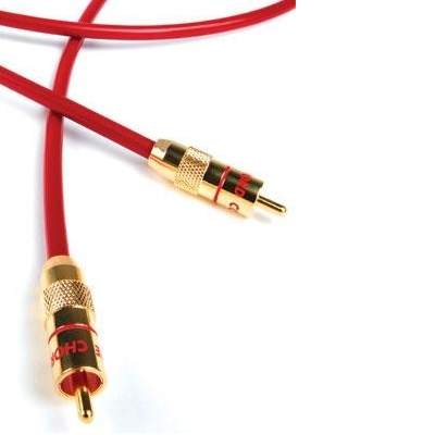 Кабель межблочный аудио Chord Crimson Plus Subwoofer RCA-RCA, 3m артикул 113083FV-1