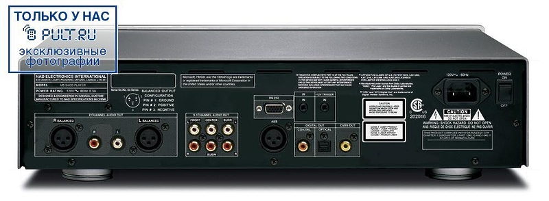 CD проигрыватель NAD M5 артикул 389033FV-1 фото 7