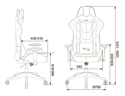 Кресло Zombie VIKING 4 AERO BLUE (Game chair VIKING 4 AERO black/blue textile/eco.leather headrest cross plastic) артикул 263280Si-1 фото 12