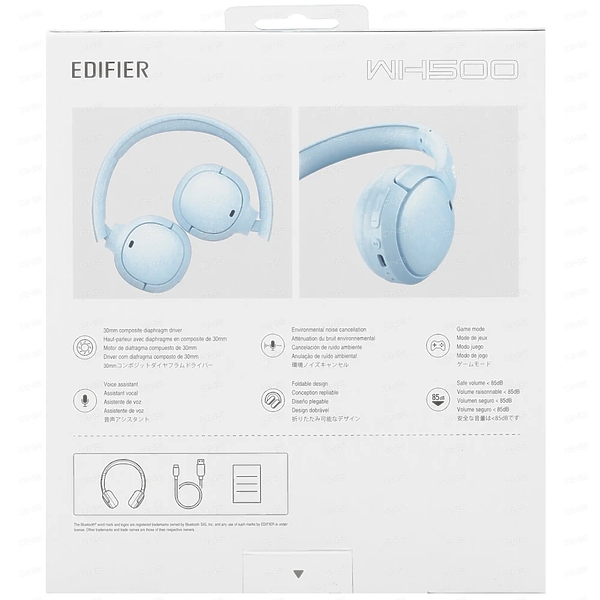 Наушники Edifier WH500 Blue артикул 300065Si-1 фото 12