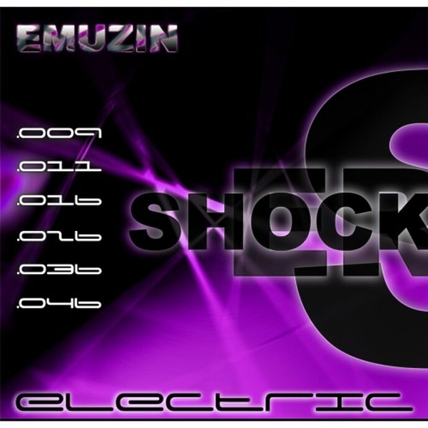 Струны для электрогитары Emuzin Shockers 6SR 9-46 артикул 291294Si-1