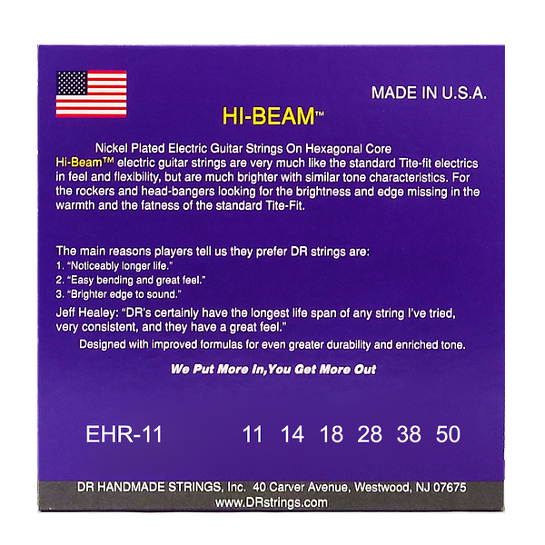 Струны для электрогитары DR EHR-11 артикул 333032Si-1 фото 3