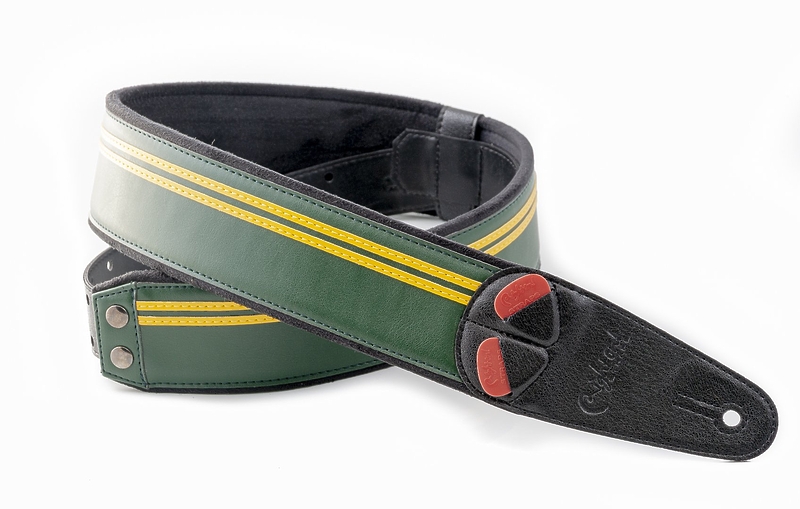 Ремень для гитары RightOn Straps Mojo Race Brg артикул 331616Si-1
