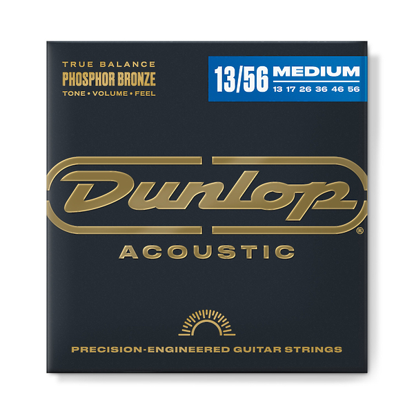Струны для акустической гитары Dunlop DAP1356 Phosphor Bronze артикул 328727Si-1