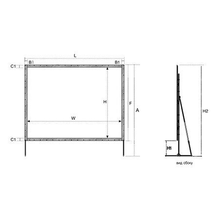 Экран Classic Solution Premier Corvus (16:9) 238х142 (F 218х122/9 RP-PS/S) артикул 175505Si-1 фото 7