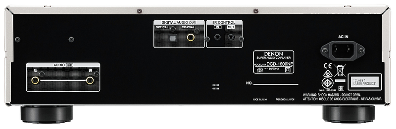 CD проигрыватель Denon DCD-1600NE Black артикул 158802Si-1 фото 4