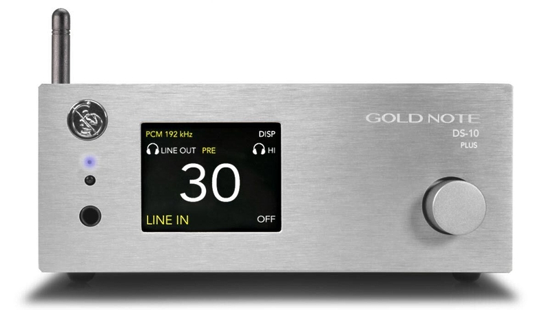 Стример/Усилитель для наушников Gold Note DS-10 Plus Silver артикул 231560Si-1 в интернет-магазине «HiFiRussia»