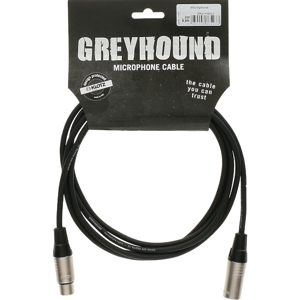 Микрофонный кабель Klotz GRG1FM10.0 GREYHOUND артикул 198078Si-1