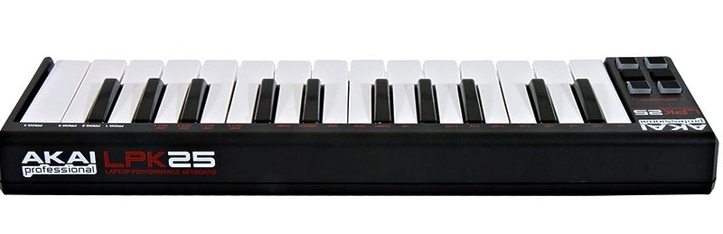 Миди-клавиатура AKAI PRO LPK25 артикул 144543Si-1 фото 4