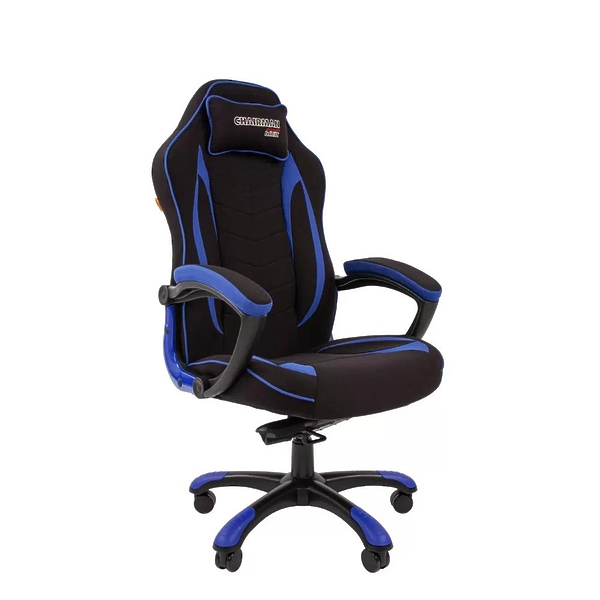 Кресло игровое Chairman game 28 00-07059198 Black/Blue артикул 269970Si-1
