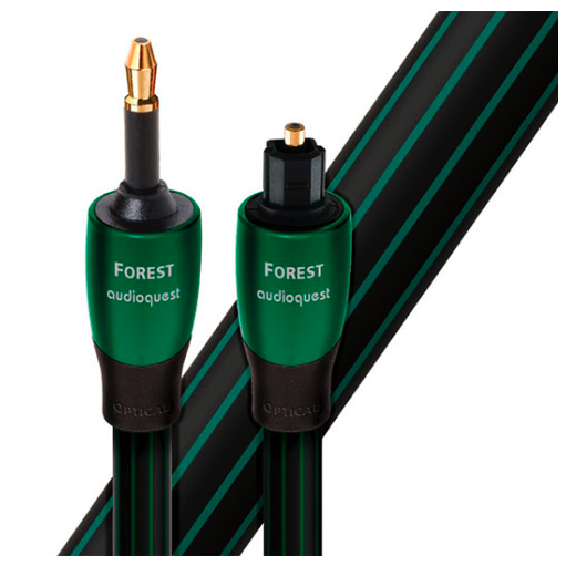 Цифровой оптический кабель AudioQuest Optical Forest Toslink/Mini, 12.0 м артикул 221174Si-1
