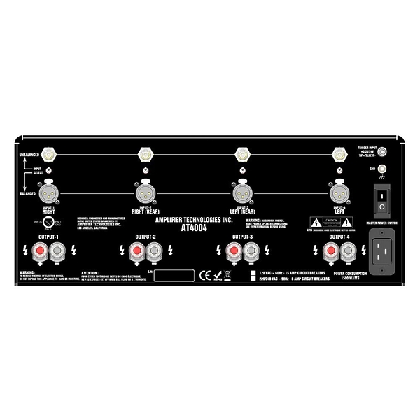 Усилитель мощности ATI AT 4004 артикул 145955Si-1 фото 3