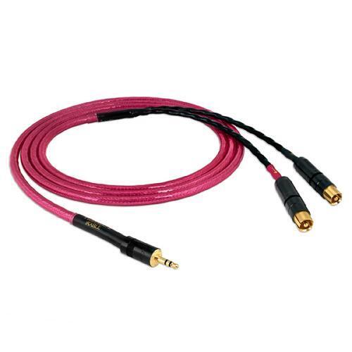 Кабель межблочный аудио Nordost Heimdall2 iKable 2.0m (3.5mm stereo mini (Neutrik) to (2x) RCA (MoonGlo) артикул 228024Si-1