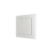 Сенсорный выключатель KNX Zennio Tecla 55 X1, 1-кнопочный, белый