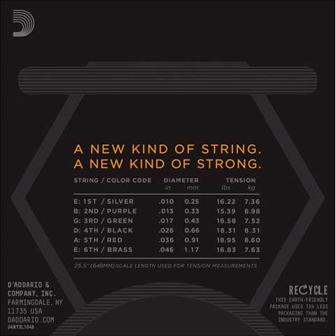 Струны для электрогитары D'Addario NYXL1046 артикул 311120Si-1 фото 4