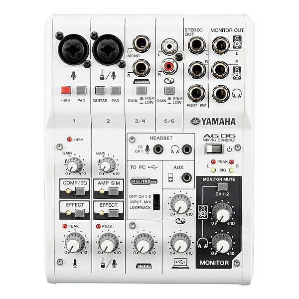 Микшерный пульт Yamaha AG06 артикул 142398Si-1