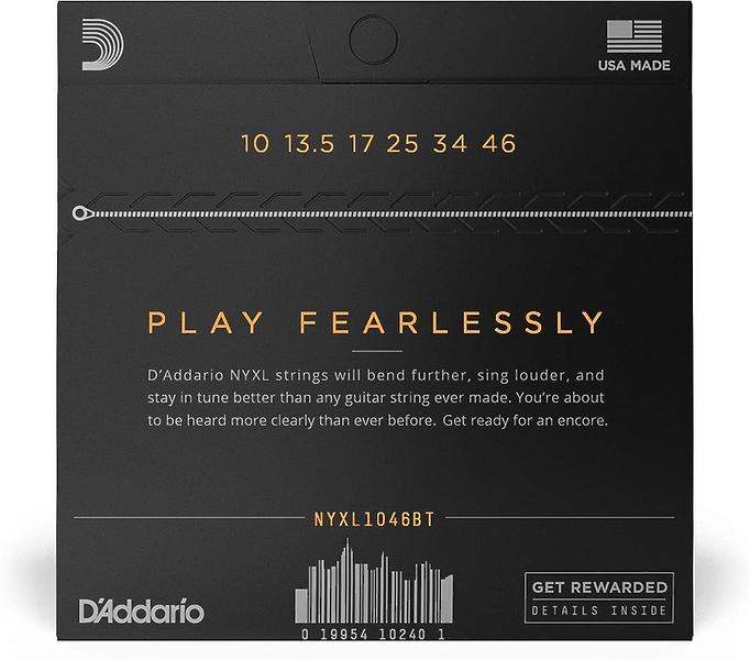 Струны D'Addario NYXL1046BT SET ELEC GTR BAL NYXL REG LITE артикул 274164Si-1 фото 3
