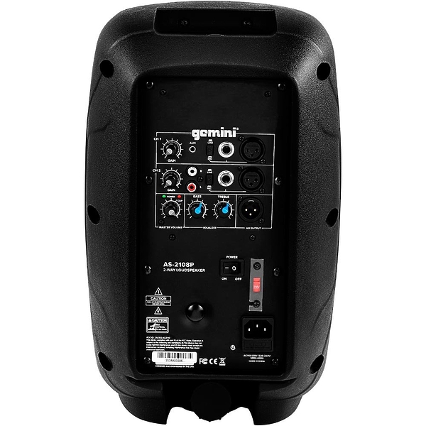 Акустическая система Gemini AS-2108P артикул 272308Si-1 фото 4