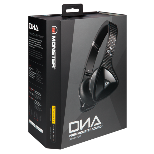 Наушники Monster DNA On-Ear Headphones Carbon Black (137008-00) артикул 120227Si-1 фото 10