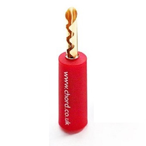 Разъем Chord Company Banana Plug (Screw Type) red артикул 138041Si-1