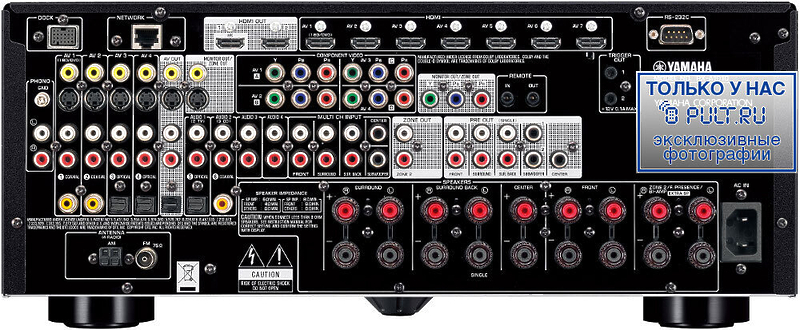 AV Ресивер Yamaha RX-A1010 black артикул 380234FV-1 фото 5