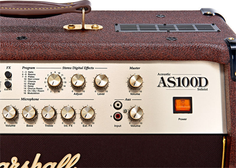 Комбо усилитель MARSHALL AS100D 100W 2X8 ACOUSTIC SOLOIST COMBO артикул 131403Si-1 фото 9