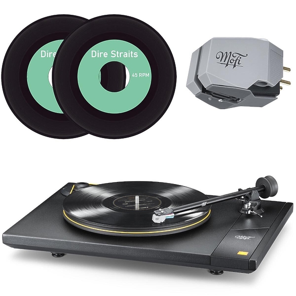 Проигрыватель винила MOFI StudioDeck + Studio Tracker + 2LP (Dire Straits 45RPM) артикул 235976Si-1