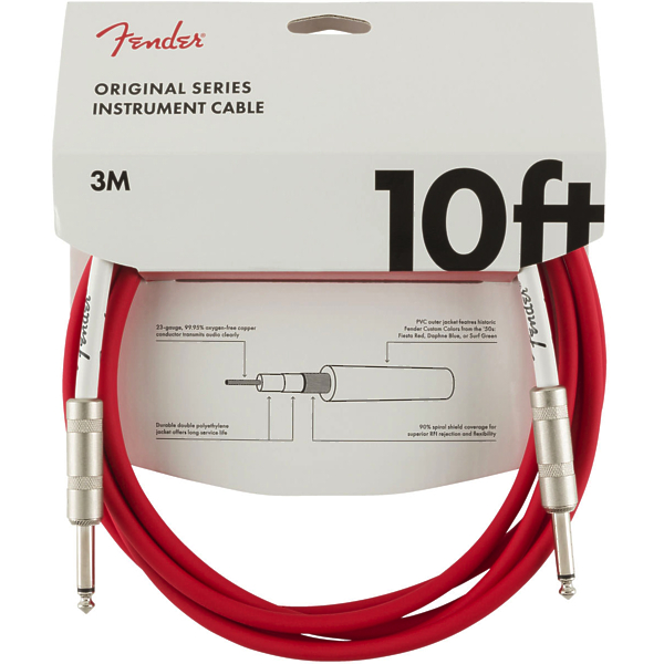 Инструментальный кабель FENDER 10' OR INST CABLE FRD артикул 315052Si-1