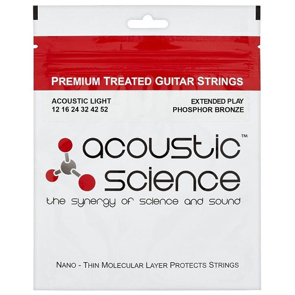 Струны для гитары Acoustic Sciences 12 16 24 32 42 52 PHOSPHOR BRONZE артикул 281917Si-1