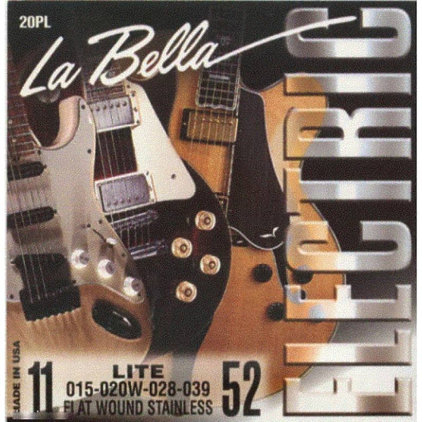 Струны для электрогитары La Bella 20PL-Light артикул 291429Si-1