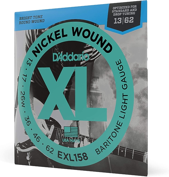 Струны D'Addario EXL158 NICKEL WOUND BARITONE LIGHT 13-6 артикул 274038Si-1