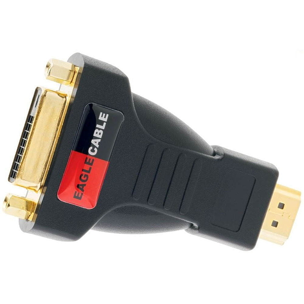 Переходник Eagle Cable DELUXE DVI -D (w) > HDMI (m) Adapter 1-Set, 30813711 артикул 250138Si-1