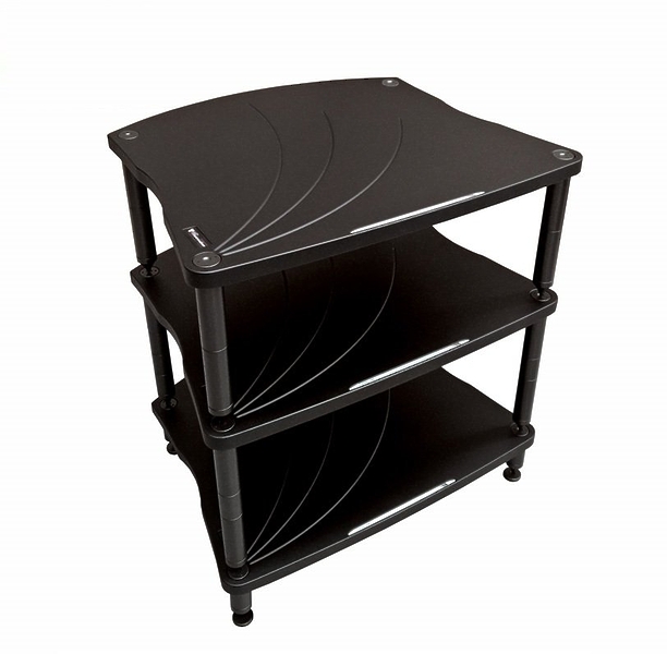 Стойка под Hi-Fi Bassocontinuo Lyra XL4 2.1 Cerbero Black 290 mm артикул 252113Si-1