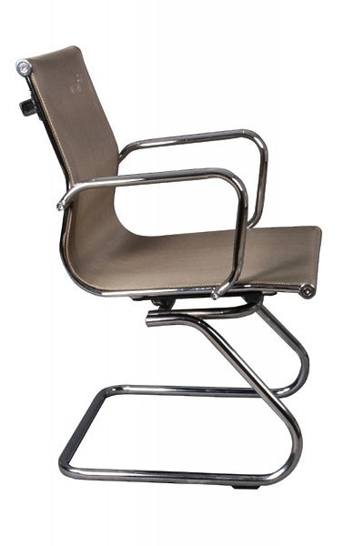 Кресло Бюрократ CH-993-LOW-V/GOLD (Office chair CH-993-Low-V gold gauze low back runners metal хром) артикул 263514Si-1 фото 4