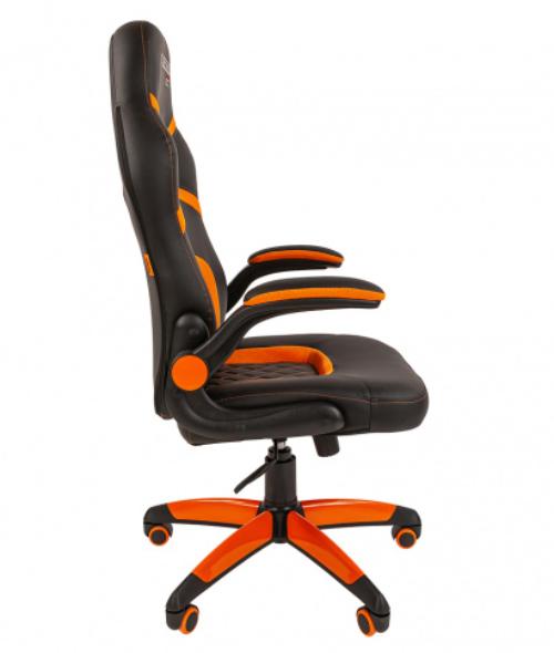 Кресло игровое Chairman game 18 00-07069663 Black/Orange артикул 269955Si-1 фото 4