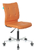 Кресло Бюрократ CH-330M/OR-20 (Office chair CH-330M orange Orion-20 eco.leather cross metal хром)