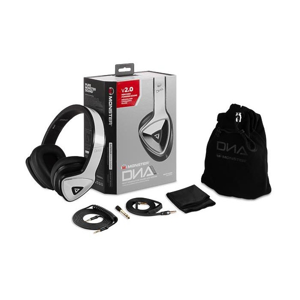 Наушники Monster DNA Pro 2.0 Over-Ear headphones White Tuxedo (137022-00) артикул 120230Si-1 фото 6
