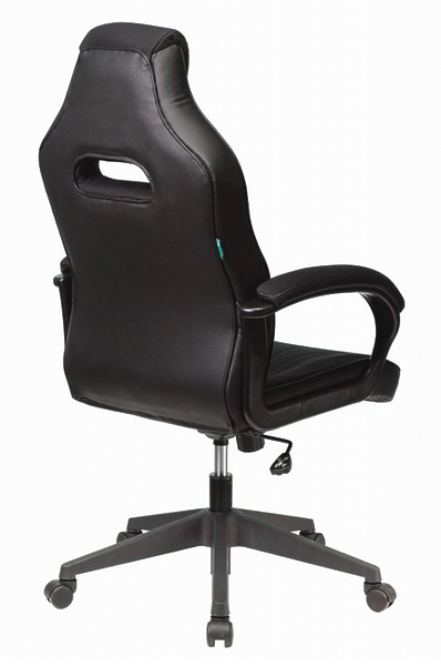 Кресло Zombie VIKING 3 AERO RUS (Game chair VIKING 3 AERO white/blue/red seatblack textile/eco.leather cross plastic) артикул 263451Si-1 фото 5